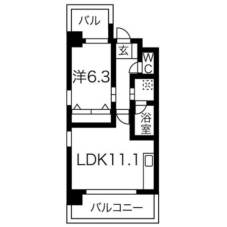 ARROW FIELDS壱番館の物件間取画像